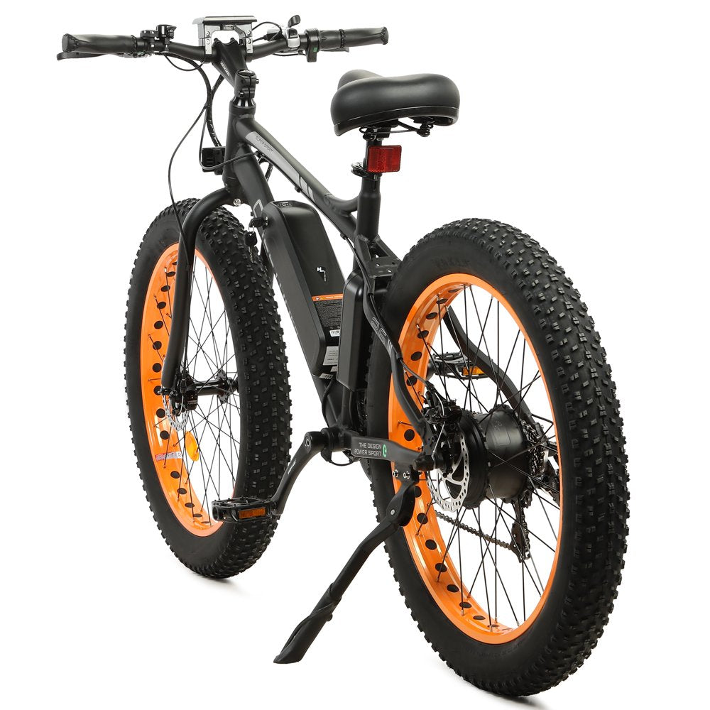 26 In. 36V 500W Fat Tire Electric Bicycle 26 X 4 In. Removable Battery 7-Speed