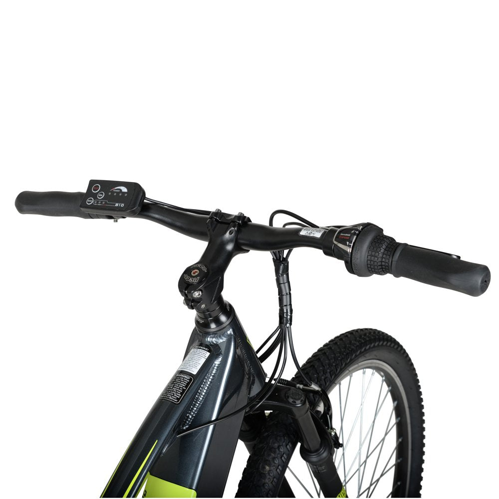 26" 36V Electric Mountain Bike W/Pedal-Assist, 250W E-Bike Motor, Black