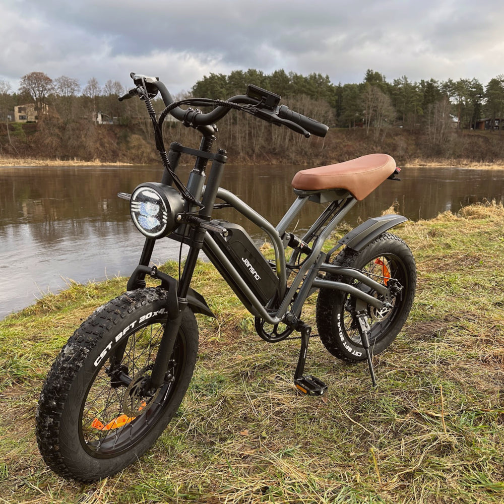 Jansno X50 Fat Tire E-Bikes, 20" X 4.0 Electric Bike for Adults with 750W Motor 48V 12.8Ah Removable Battery Ebike Mountain Bicycle